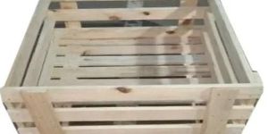 Brown Wooden Crate Box