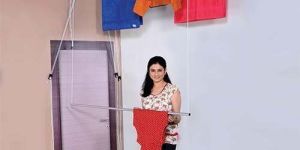 Pulley Operated Cloth Drying System