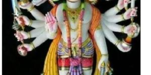 Marble Panchmukhi Hanuman Statue