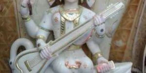 Marble Saraswati Statue