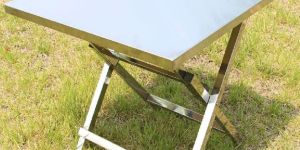 Stainless Steel Outdoor Table