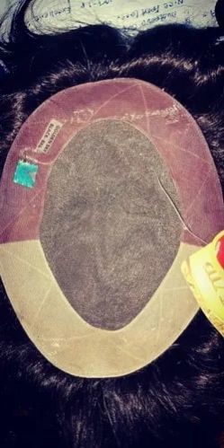 Golden Sky Black Mens Hair Patch