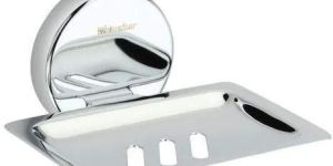 Zorba Stainless Steel Rectangular Soap Dish