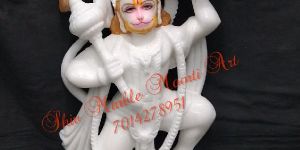White Marble Hanuman Statue