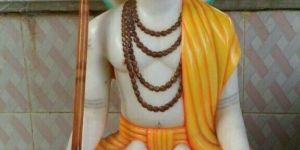 White Marble Shankaracharya Statue
