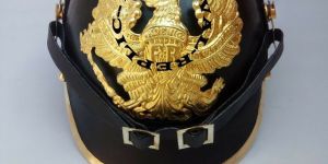 German Pickelhaube Helmet Leather Prussian Helmet Ww1, Ww2 Helmet