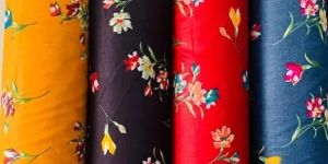 Floral Printed Rayon Fabric