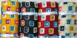 Foil Printed Rayon Fabric