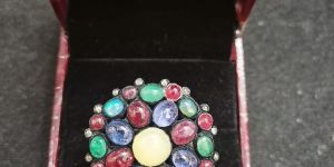 Multi Gem Stone Ring