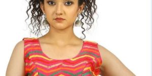 Red Zig Zag Print Blouse