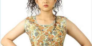 Sea Green Flower Print Blouse