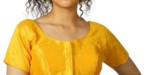 Yellow Fantom Silk Blouse