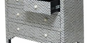 Eport Quality Full Bone Inlay Zebra Degine Drawer Dresser Black and White More Details Contact Me