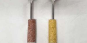 Stainless Steel Marble Salad Server