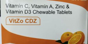 Vitamin C, Vitamin A, Zinc and Vitamin D3 Chewable Tablets