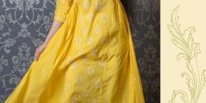 Chikan Embroidered Kurta