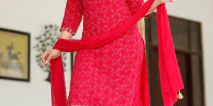 Rayon Kurti with Sharara Set
