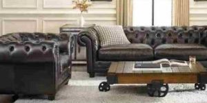 Leather Classic Sofa Set