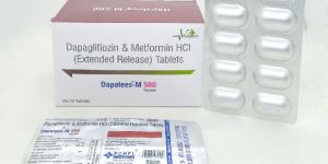 Dapagliflozin 10mg and Matformin Hcl 500 (SR)tablets
