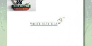 White Feet Weathering Cool Roof Tiles