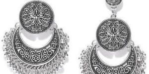Ladies Silver Earrings