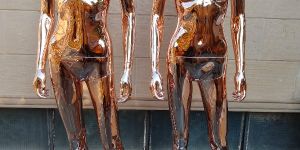 Rose Gold Chrome Female Mannequin