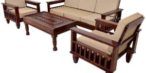 5 Seater Wooden Sofa Set