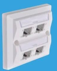 4x1 Port BS Faceplate