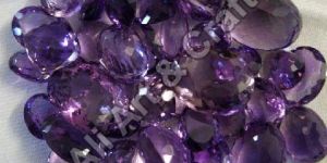 Amethyst Faceted Gemstone