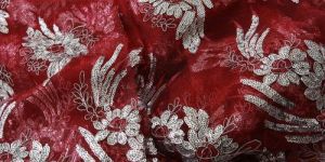 Embroidery Polyester Net Fabric