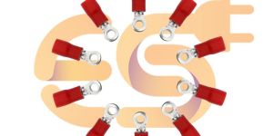 Type : 4mm Ring crimp connector Wire gauge : 22-16 AWG Voltage rating : 300V to 600V