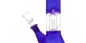 Color Paint Glass Percolator Bong