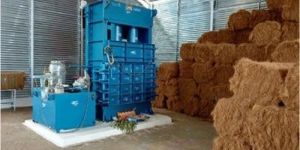 Coir Fibre Baling Machine