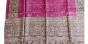 Printed Tussar Silk Saree