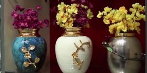 Iron Flower Vases