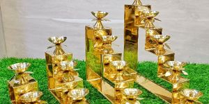 Brass Diya Stand