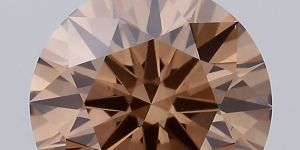 Round Shaped 1.92ct Brown VS1 IGI Certified Lab Grown CVD Diamond