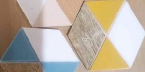 Wooden Hexagon Coasters