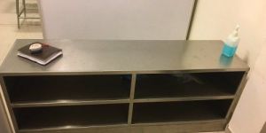 Stainless Steel Crossover Bench with Shoe Rack