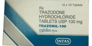 Trazodone Hydrochloride 100mg Tablets