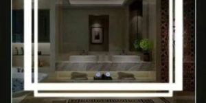Wall Mounted Rectangular LED Bathroom Mirrorv