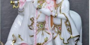 Marble Radha Krishna Statue