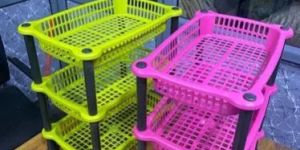 Multicolor Plastic Vegetable Basket