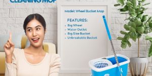 Plastic Wheel Bucket Mop