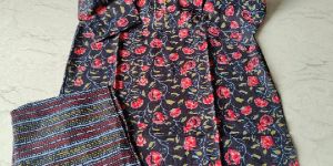 Rayon Printed Kurti with Pant