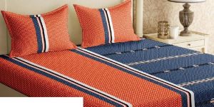 Bedsheet Flat Sheet for Double Bed Red