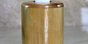 Wooden & Marble Shampoo Container