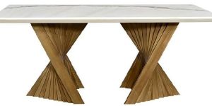 Wooden & Marble Table Top