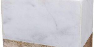 Wooden & Marble Toothbrush Holder