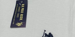 us polo popcorn fabric t-shirt